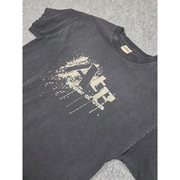Alstyle Apparel & Activewear Other - Vintage ATF Power of One Tour T-Shirt Mens L Black Graphic 03-04 Y2K